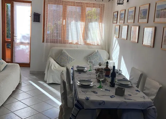 Apartman Andrea Frau - Casa Mandorleto New - Sardinia Villasimius-peaceful Panoramic Terrace-full Comfort Air Conditioning-wifi-parking-privacy Villasimius