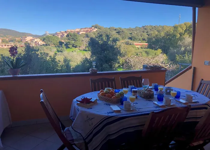 Apartman Andrea Frau - Casa Mandorleto New - Sardinia Villasimius-peaceful Panoramic Terrace-full Comfort Air Conditioning-wifi-parking-privacy