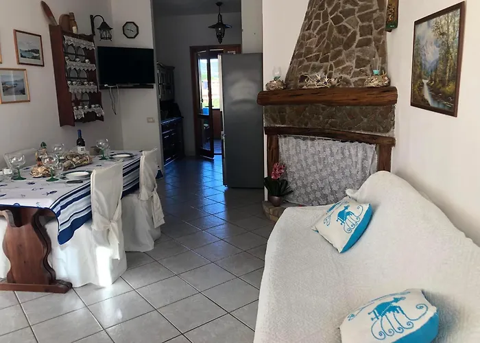 Apartman Andrea Frau - Casa Mandorleto New - Sardinia Villasimius-peaceful Panoramic Terrace-full Comfort Air Conditioning-wifi-parking-privacy Villasimius